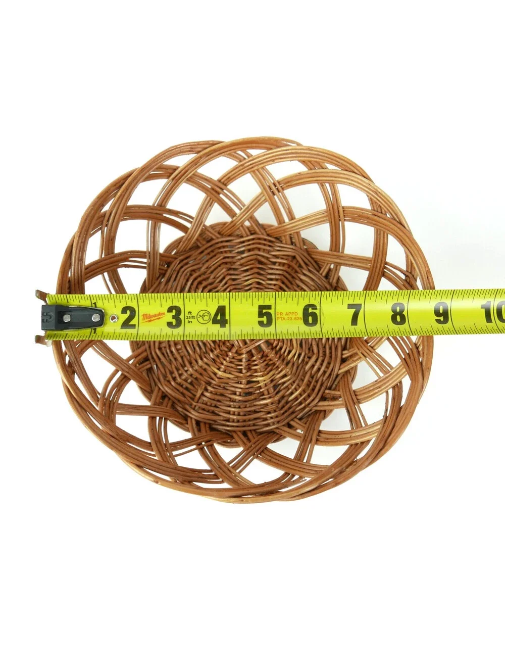 Vintage Woven Wicker Basket 9